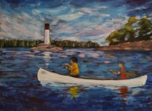 St. Lawrence Paddle 18x24